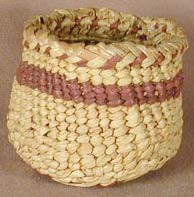 Hand Woven Mini Raffia Handled Basket
