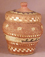 Hand Woven Covered Basket