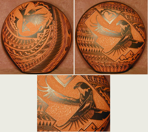 Navajo Pot with Eagle