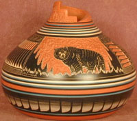 Navajo Black Bear Pot