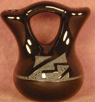 Black Wedding Vase