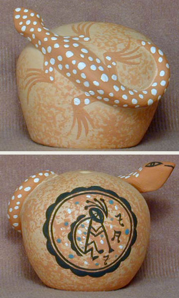 Zuni Mini Lizard Seed Pots