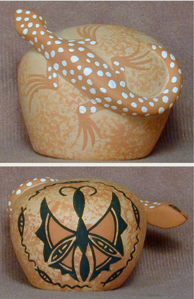 Zuni Mini Lizard Seed Pots