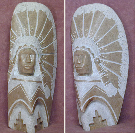 Alabaster Chief Sculpture