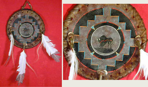 13" Buffalo War Shield