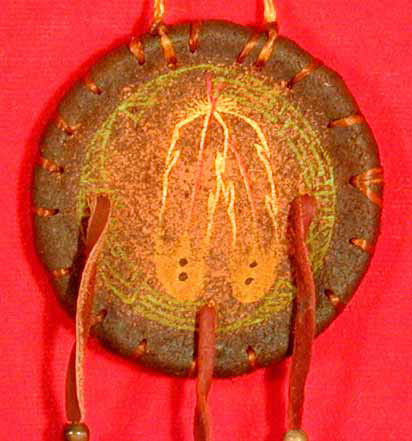 3" Feather War Shield
