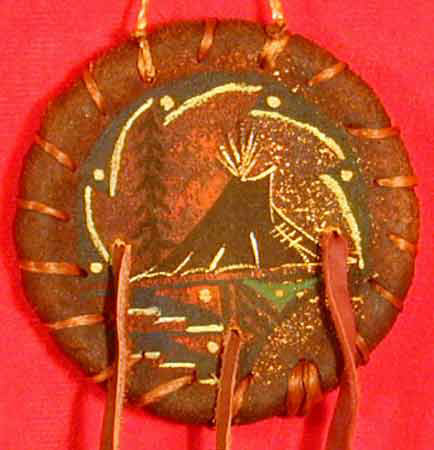 3" TeePee War Shield