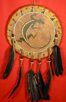 14" Rawhide Lizard War Shield