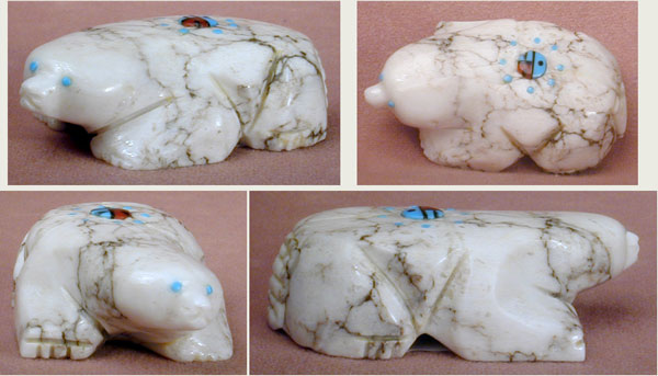 Zuni Marble Mole Fetish